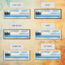 Blue Cypress Lake Florida Framed Canvas Print, Panoramic Wall Art, Midcentury Modern, Pop Art, Travel Poster, Scenic Living Room Art, Lake House Decor