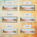 Fellows Lake Missouri Framed Canvas Print, Panoramic Wall Art, Midcentury Modern, Pop Art, Bedroom Decor, Travel Poster, Artistic Decor, Nature Painting