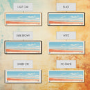 Great Salt Plains Lake Oklahoma Framed Canvas Print, Panoramic Art, Midcentury Modern, Pop Art, Bedroom Decor, Travel Poster, Lake House Art, Wall Art