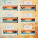 Lake Salvador Louisiana Framed Canvas Print, Panoramic Wall Art, Midcentury Modern, Pop Art, Bedroom Art, Travel Poster, Lake House Decor