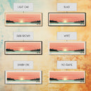 Lake Texoma Oklahoma Framed Canvas Print, Panoramic Wall Art, Midcentury Modern, Pop Art, Bedroom Art, Travel Poster, Lake House Decor