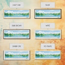 Lake of the Isles Minneapolis Framed Canvas Print, Panoramic Wall Art, Midcentury Modern, Pop Art, Living Room Decor, Travel Poster, Lake House Art