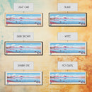 Lamoille Lake, Nevada Panoramic Wall Art Framed Canvas Print, Midcentury Modern, Pop Art, Home Decor, Travel Poster, Living Room Art