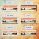 Panguitch Lake, Utah Framed Canvas Print, Panoramic Wall Art, Midcentury Modern, Pop Art, Home Decor, Travel Poster, Bedroom Art