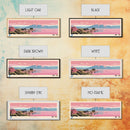Willard Bay, Utah Framed Canvas Print, Panoramic Lake House Decor, Midcentury Modern Art, Pop Art, Travel Poster, Living Room Wall Art