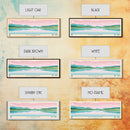 Wilson Reservoir, Nevada Panoramic Framed Canvas Print, Lake House Decor, Midcentury Modern Art, Pop Art, Travel Poster