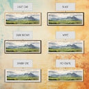 Gunung Rinjani National Park COUNTRY | Framed Travel Poster Canvas Print | Trendy Wall Art | Watercolor Painting | Living Room Art | Unique Art