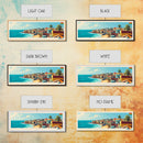 Cape Coast, Ghana Panoramic Travel Poster Canvas Print, Cape Coast, Ghana Painting, Ghana Art, Cape Coast Panoramic Travel Art, Travel Painting