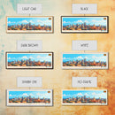 Kampala, Uganda Panoramic Travel Poster Canvas Print, Kampala, Uganda Painting, Uganda Art, Kampala Travel Art, Living Room Painting