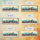 Mexico City, Mexico Panoramic Travel Poster Canvas Print, Mexico City, Mexico Painting, Mexico Art, Mexico City Travel Art, Guest Room Painting
