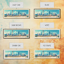 Shymkent, Kazakhstan Panoramic Travel Poster Canvas Print, Shymkent, Kazakhstan Painting, Kazakhstan Art, Shymkent Travel Art, Living Room Painting