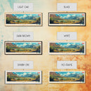 Victoria, Canada Travel Poster Panoramic Canvas Print, Victoria, Canada Painting, Canada Art, Victoria Travel Art, Guest Room Painting
