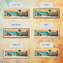 Iquique, Chile Panoramic Canvas Print, Iquique, Chile Painting, Chile Art, Iquique Travel Poster, Travel Art, Vacation Gift