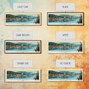 Kamloops, Canada Panoramic Canvas Print, Kamloops, Canada Painting, Canada Art, Kamloops Travel Poster, Travel Art, Vacation Gift