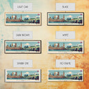 Westminster, England Panoramic Canvas Print, Westminster, England Painting, England Art, Westminster Travel Poster, Travel Art, Vacation Gift