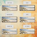 Panoramic Ocean Beach canvas prints Sea landscape Nautical photo Coastal Framed Art Sea wave canvas Extra large wall art Ready to hang