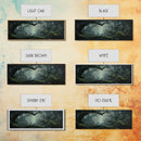 In The Forest - Ready To Hang Panoramic Foggy Pine Forest Canvas Wall Art, Nature Wall Art, Misty Green Forest Print, Modern Home Decor