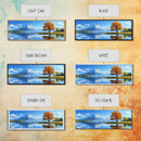 Large Framed Landscape Art | Reflections In The Lake | Panoramic Landscape Painting Framed Canvas Print | Canvas Wall Art