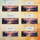 Sunset Over The Mountains, Subdued Landscape Painting, Calm and Serene Landscape Art, Oil Painting Print, Lake House Wall Art