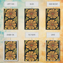 Mid-Century Modern Abstract Flowers, Framed Canvas Print, Style 1