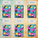 90's Style Shopping Mall Wall Art, Retro Style Canvas Print, Modern Wall Art