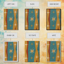 Star Burst - Atomic Age Art - Framed Canvas Print