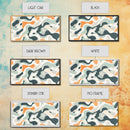 Abstract Camo Pattern Wall Art Framed Canvas Print, Man Cave Decor, Gift For Him, Retro Modern Abstract Art