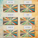 Abstract Star Burst Large Panoramic Wall Art Canvas Print - Horizontal Above Sofa Wall Art - Above Couch Wall Decor - Minimalist Boho Art