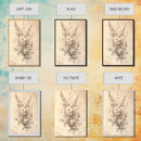 Floral Canvas Print, Pencil Sketch of a Flower Bouquet, Wedding Decor, Wedding Gift Idea, Engagement Gift, Mother's Day Gift For Her
