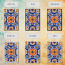 Textile Pattern Wall Art Framed Canvas Print, Home Decor, Mexican Tile Print, Mexicano Pueblo Wall Art