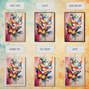 Preppy Butterflies Canvas Print, Dorm Room Decor, Oil Painting of Butterflies, Butterfly Wall Art, Butterfly Painting