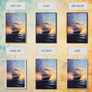 Pirateship at Dawn, Framed Canvas Print, Pirate Art