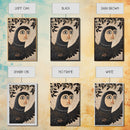 19th Century Folk Art Painting Print of a Harpy, Harpy Painting Print, Vertical Wall Art, Russian Folk Art