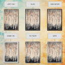 Framed Canvas Print Wall Art Print White Birch Tree Forest Landscape Art Print Minimalist Nature Wall Art Living Room Decor Birch Painting