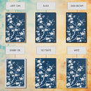 Forest Life Botanical Print - Framed Canvas Print - Chinoiserie Wall Art, Chinoiserie Painting, Blue Wall Art Ready To Hang