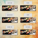 Abstract Food Painting Print, Painting of Sushi, Kitchen Decor, Kitchen Wall Art, Kitsch Dining Room Art, Eclectic Home Decor