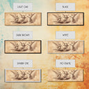 Guardian Angel Painting Print, Angelic Wall Art, Angel Painting, Guardian Angels Print, Original Panoramic Angel Painting, Angel Sketch