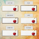 Cherry Painting Print, Panoramic Decor, Cherry Wall Art, Original Cherry Painting Wall Art For Kitchen, Extra Wide Horizontal Art, Cherry Decor