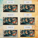 Large Oil Painting of Koi Fish Canvas Print, Vibrant Koi Fish Wabi Sabi Japanese Style Artwork, Minimalist Home Decor Living Room Wall Art