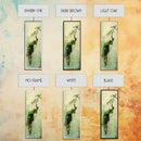 Framed Canvas Print Wabi Sabi Botanical Art Mossy Tree Artwork Unique Nature Decor Tall Skinny Art Wabi Sabi Wall Art Living Room Accent