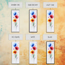 Bold Watercolor Poppy Art - Framed Canvas Print Showcasing Vibrant Flower Composition in Artistic Minimalist Style