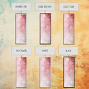Snowflake Canvas Print Christmas Light Pink Art Whimsical Skinny Wall Art Vertical Art Winter Decor Living Room Rustic Guest Room