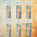 Mosaic Style Framed Canvas Print with Soft Pastel Tones, Mosaic Wall Art, Abstract Art, Vertical Wall Art, Coastal Decor, Bedroom Art