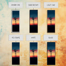 Canvas Print Moody Sunset Windmill Wall Art, Vertical Rustic Decor, Tall Narrow Farmhouse Artwork, Gift Idea for Living Room