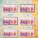 Cupcake Row Canvas Print | Whimsical Sweet Treats Wall Art | Kitchen Dessert Artwork | Pastel Food Lover's Decor | Light Pink Whimsical Art