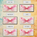 Pink Butterfly Canvas Print Whimsical Art Light Pink Wall Art Angel Art Prints Above Bed Wall Art Bedroom Decor Gift Idea