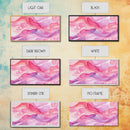 Pink Abstract Flowing Design Canvas Print, Whimsical Minimalist Light Pink Wall Art, Dorm Room Bedroom Art Unique Gift Idea