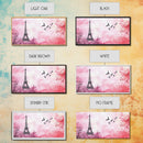 Eiffel Tower and Birds Canvas Print, Parisian Skyline Painting, Romantic Pink Wall Art, Whimsical French Decor, Guest Room Art