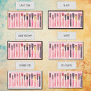 Hairbrush Collection Canvas Print Whimsical Art Pink Wall Art Fun Boho Aesthetic Bathroom Decor Vertical Art Unique Gift Idea