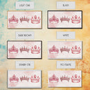 Pink Crown Trio Canvas Print Whimsical Art Princess Aesthetic Dorm Decor Light Pink Art Bedroom or Living Room Artwork Gift Idea